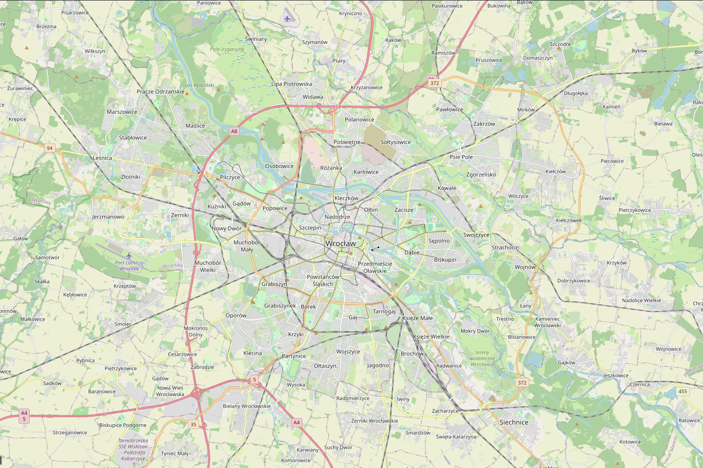 Obszar działania - Wrocław i okolice